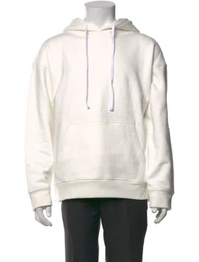 Pre-owned Jenni Kayne Crew Neck Long Sleeve Hoodie W/ Tags In White