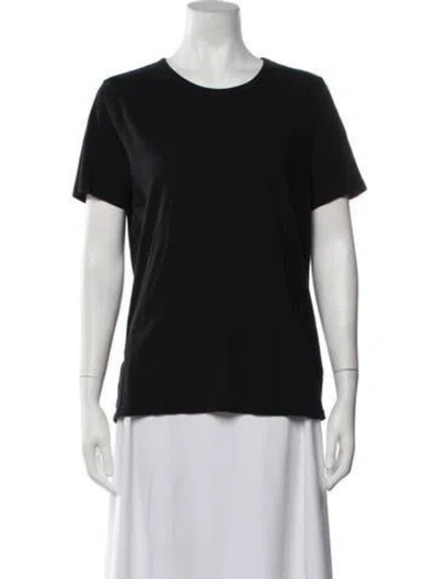Pre-owned Jenni Kayne Crew Neck Short Sleeve T-shirt In Black