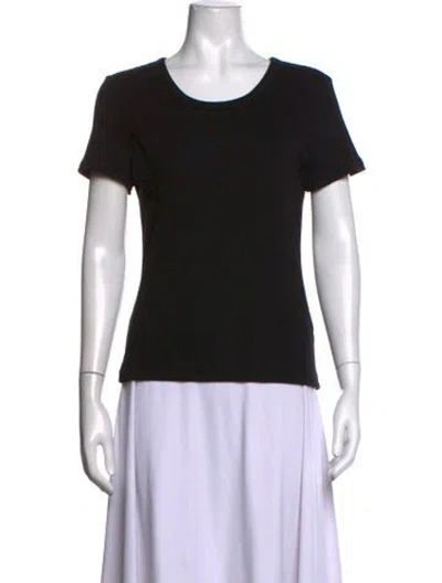 Pre-owned Jenni Kayne Crew Neck Short Sleeve T-shirt In Black