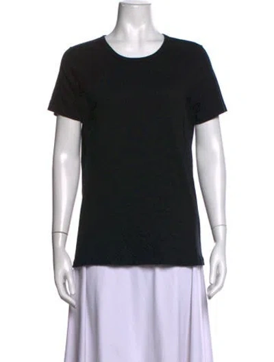 Pre-owned Jenni Kayne Crew Neck Short Sleeve T-shirt In Black