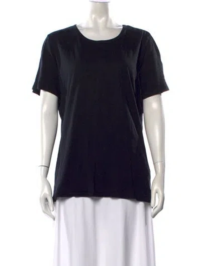 Pre-owned Jenni Kayne Crew Neck Short Sleeve T-shirt In Black