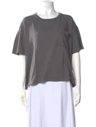 Pre-owned Jenni Kayne Crew Neck Short Sleeve T-shirt In Gray
