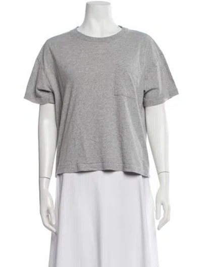 Pre-owned Jenni Kayne Crew Neck Short Sleeve T-shirt In Gray