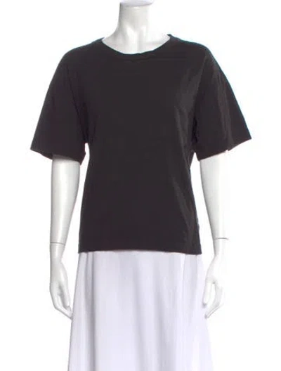 Pre-owned Jenni Kayne Crew Neck Short Sleeve T-shirt In Gray