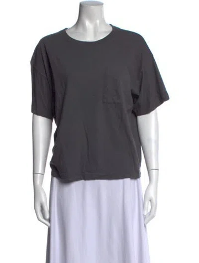 Pre-owned Jenni Kayne Crew Neck Short Sleeve T-shirt In Gray