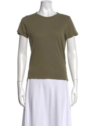 Pre-owned Jenni Kayne Crew Neck Short Sleeve T-shirt In Green