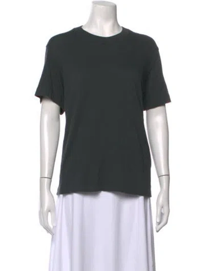 Pre-owned Jenni Kayne Crew Neck Short Sleeve T-shirt In Green