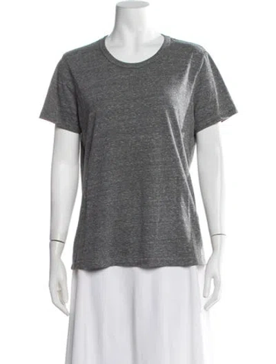 Pre-owned Jenni Kayne Crew Neck Short Sleeve T-shirt In Grey