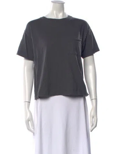 Pre-owned Jenni Kayne Crew Neck Short Sleeve T-shirt In Grey