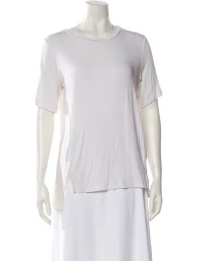 Pre-owned Jenni Kayne Crew Neck Short Sleeve T-shirt In Neutral
