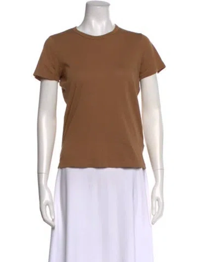 Pre-owned Jenni Kayne Crew Neck Short Sleeve T-shirt In Neutral