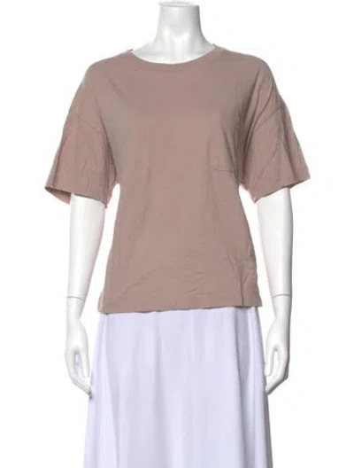 Pre-owned Jenni Kayne Crew Neck Short Sleeve T-shirt In Neutrals