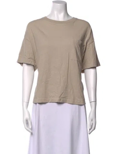 Pre-owned Jenni Kayne Crew Neck Short Sleeve T-shirt In Neutrals