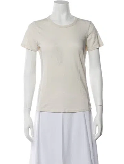 Pre-owned Jenni Kayne Crew Neck Short Sleeve T-shirt In Neutrals