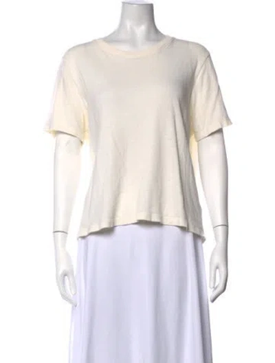 Pre-owned Jenni Kayne Crew Neck Short Sleeve T-shirt In Neutrals
