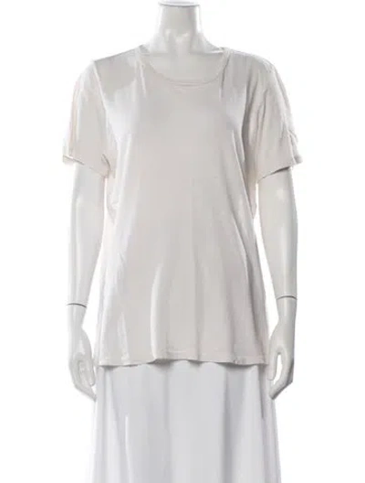 Pre-owned Jenni Kayne Crew Neck Short Sleeve T-shirt In Neutrals