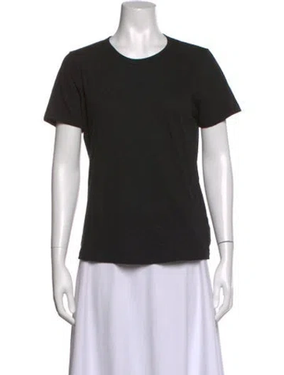 Pre-owned Jenni Kayne Crew Neck Short Sleeve T-shirt W/ Tags In Black