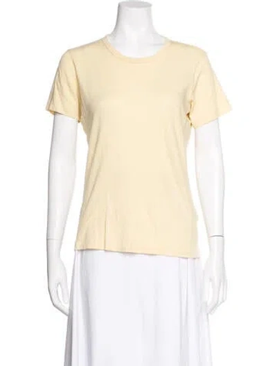 Pre-owned Jenni Kayne Crew Neck Short Sleeve T-shirt W/ Tags In Neutrals