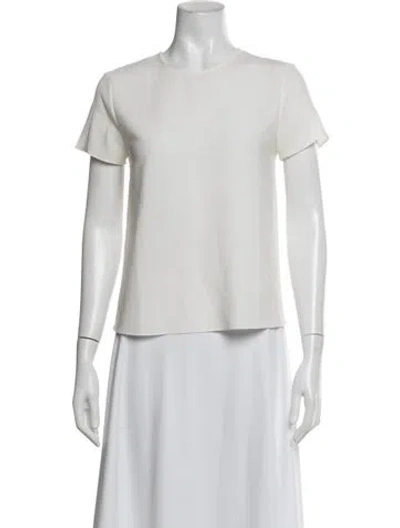 Pre-owned Jenni Kayne Crew Neck Short Sleeve T-shirt In White