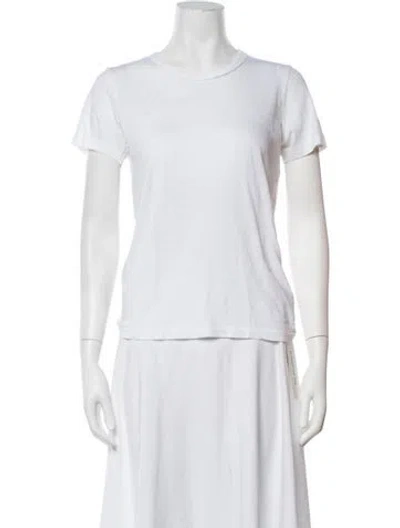 Pre-owned Jenni Kayne Crew Neck Short Sleeve T-shirt In White