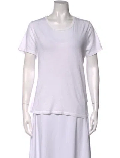 Pre-owned Jenni Kayne Crew Neck Short Sleeve T-shirt In White