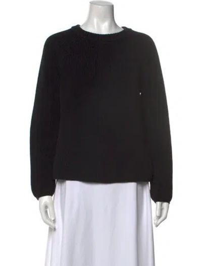 Pre-owned Jenni Kayne Crew Neck Sweater In Black