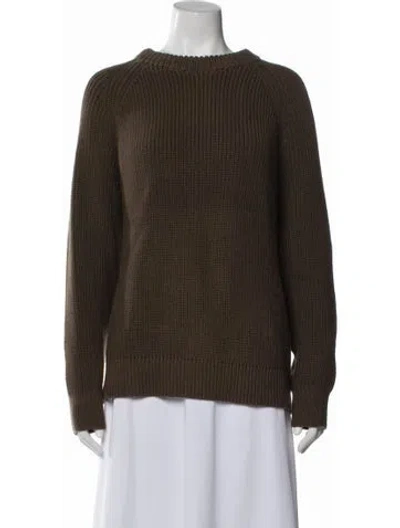 Pre-owned Jenni Kayne Crew Neck Sweater In Brown