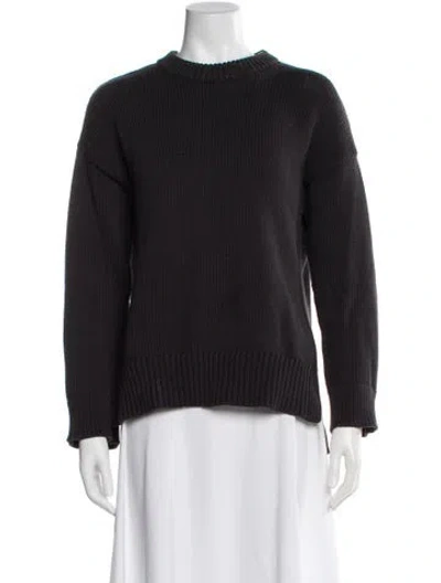 Pre-owned Jenni Kayne Crew Neck Sweater In Gray