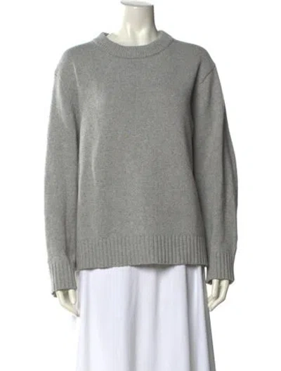 Pre-owned Jenni Kayne Crew Neck Sweater In Gray