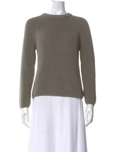Pre-owned Jenni Kayne Crew Neck Sweater In Gray