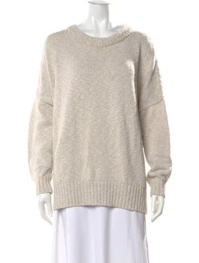 Pre-owned Jenni Kayne Crew Neck Sweater In Gray