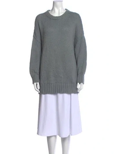 Pre-owned Jenni Kayne Crew Neck Sweater In Gray
