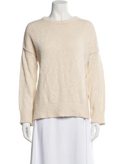 Pre-owned Jenni Kayne Crew Neck Sweater In Neutral