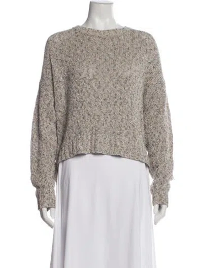 Pre-owned Jenni Kayne Crew Neck Sweater In Neutral