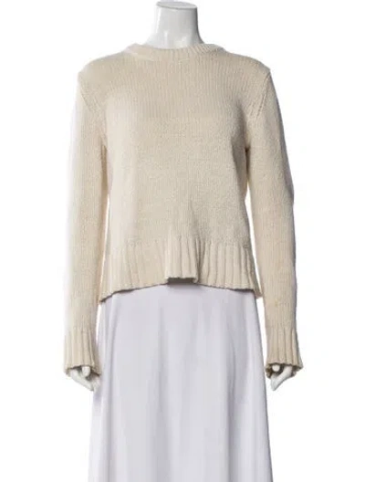 Pre-owned Jenni Kayne Crew Neck Sweater In Neutral