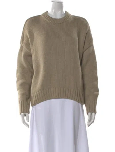 Pre-owned Jenni Kayne Crew Neck Sweater In Neutral