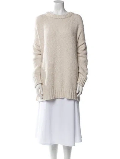 Pre-owned Jenni Kayne Crew Neck Sweater In Neutral