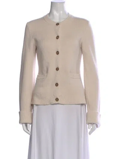 Pre-owned Jenni Kayne Crew Neck Sweater In Neutral