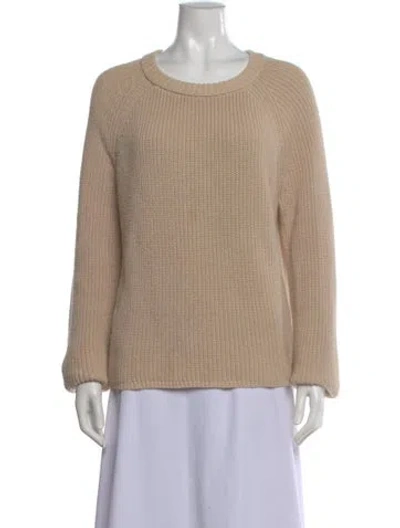 Pre-owned Jenni Kayne Crew Neck Sweater In Neutral