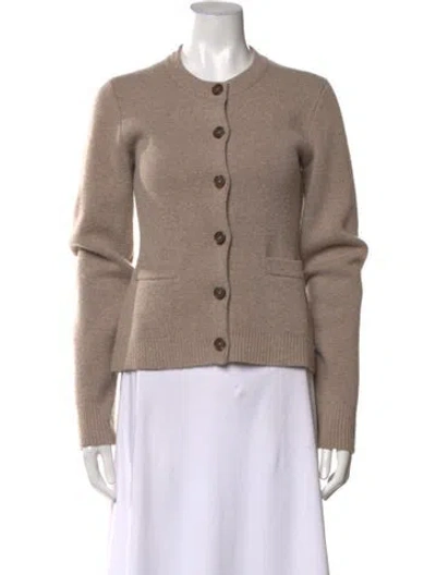 Pre-owned Jenni Kayne Crew Neck Sweater In Neutral