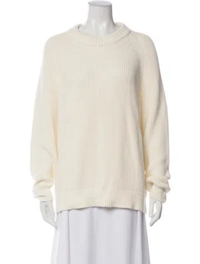 Pre-owned Jenni Kayne Crew Neck Sweater In Neutrals