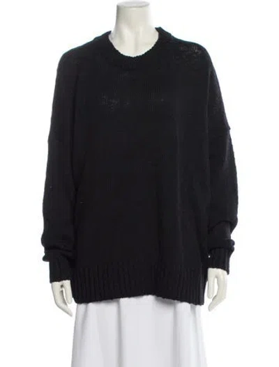 Pre-owned Jenni Kayne Crew Neck Sweater W/ Tags In Black