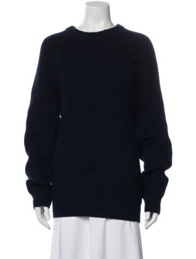 Pre-owned Jenni Kayne Crew Neck Sweater W/ Tags In Blue