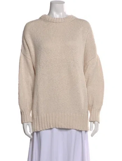 Pre-owned Jenni Kayne Crew Neck Sweater W/ Tags In Neutral