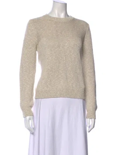 Pre-owned Jenni Kayne Crew Neck Sweater W/ Tags In Neutral