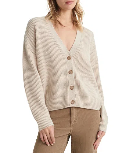 Jenni Kayne Cropped Cashmere Cocoon Cardigan In Oatmeal