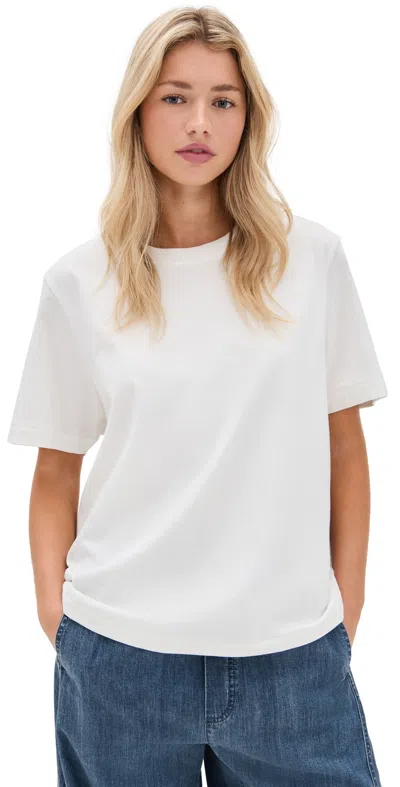 Jenni Kayne Crosby Tee Ivory In White