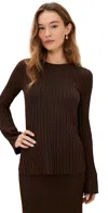 Jenni Kayne Dara Top Chocolate In Brown