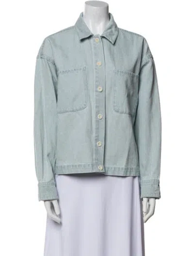 Pre-owned Jenni Kayne Denim Jacket W/ Tags In Blue