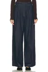 Jenni Kayne Denim Newport Trousers Dark Denim In Blue